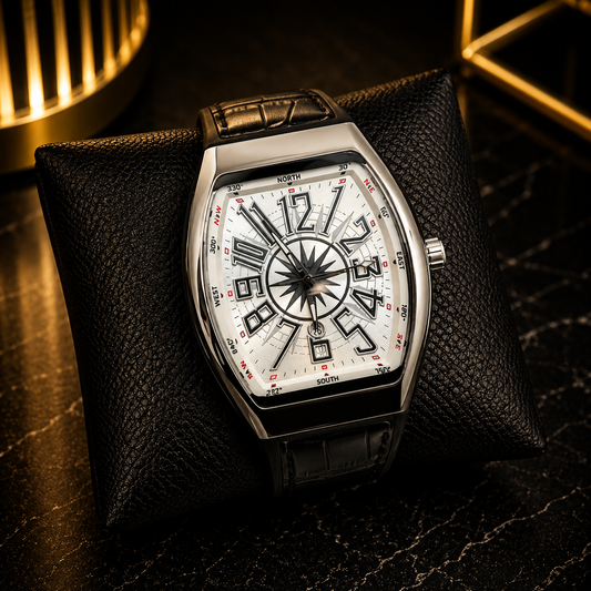 Premium RM Leather Strap Watch