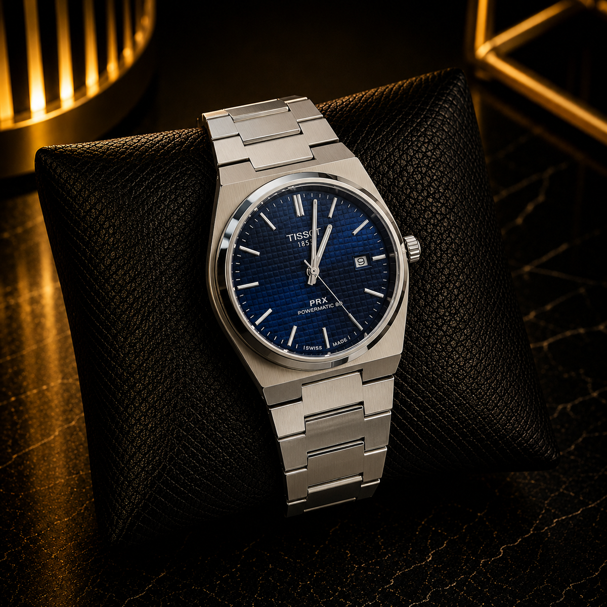 TISSOT PRX Semi Auto in Blue Dial