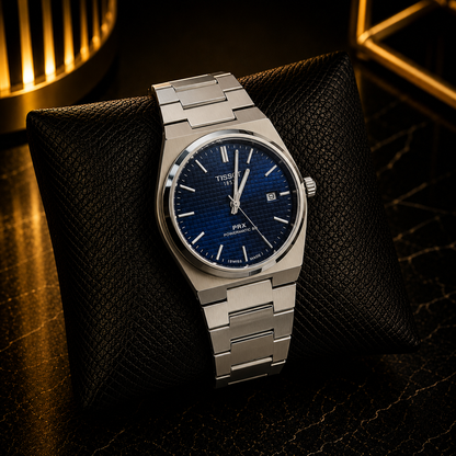 TISSOT PRX Semi Auto in Blue Dial