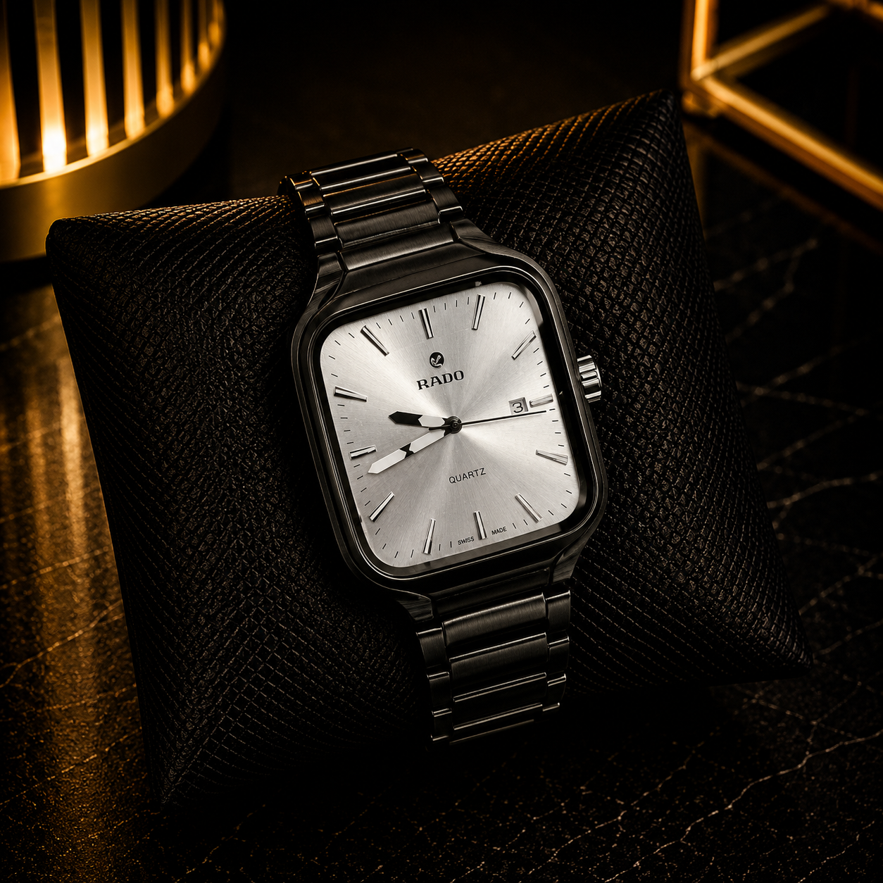 Premium RADO Square in white Dial