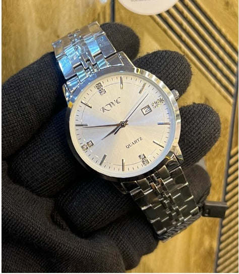 KWC Original Men Watch – Gold Dial, Japan Movement and Date Display