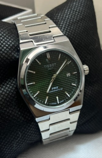 TISSOT PRX Semi Auto in Green Dial