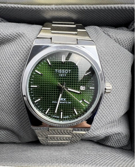 TISSOT PRX Semi Auto in Green Dial