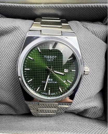 TISSOT PRX Semi Auto in Green Dial