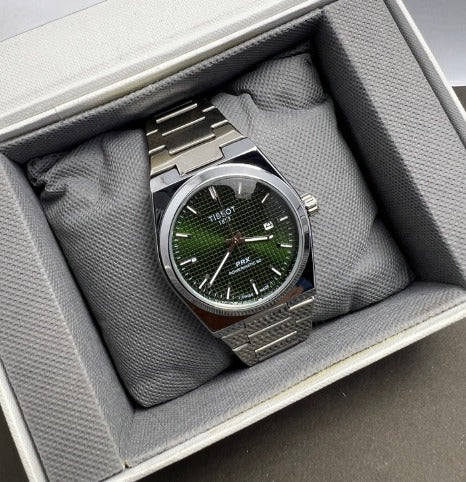 TISSOT PRX Semi Auto in Green Dial