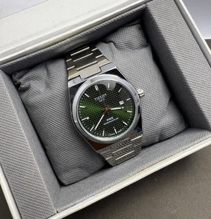 TISSOT PRX Semi Auto in Green Dial