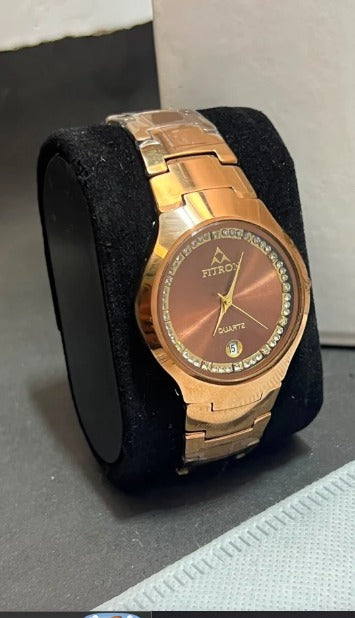 Fitron Stone Watch–Elegant Luxury Men's Timepiece