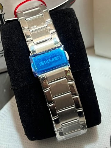 SKMEI 2459 Men's Analog-Digital Stainless Steel Watch