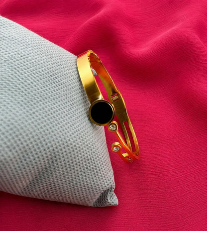 Golden Stylish Bracelet for Women | Elegant Designer Fashion Bangle Jewelry